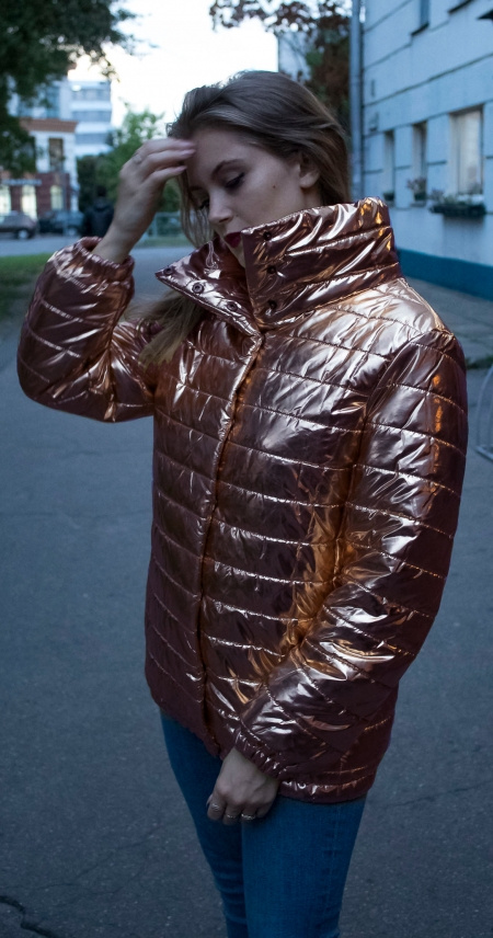 Куртка женская 8081 антично-бронзовый, ООО "Табити-Стиль", антично-бронзовый, 50