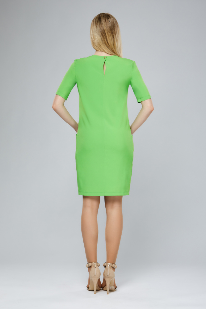 Платье женское 1120 зеленое яблоко