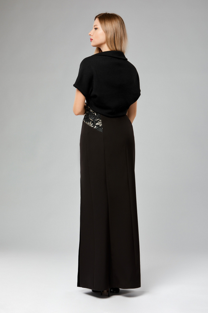 Платье женское 1145 черный - фото2