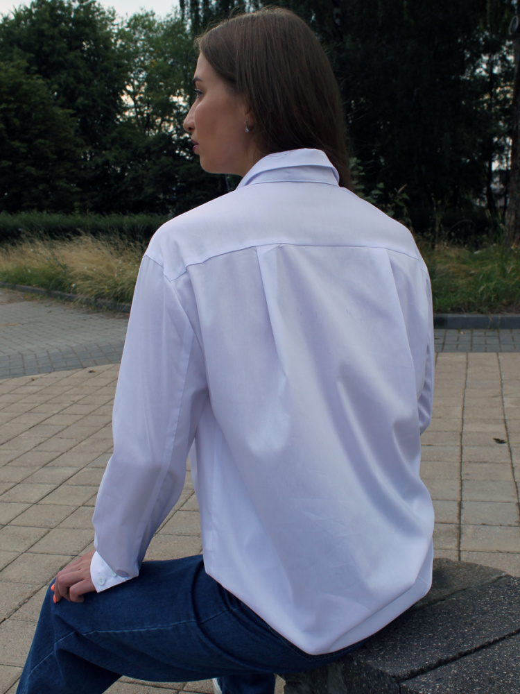 Блузка женская 2046 белый, ООО "Табити-Стиль", белый, 50 - фото7