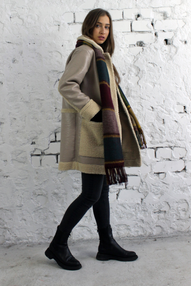 Куртка женская 8099 бежевый, ООО "Табити-Стиль", бежевый, 46 - фото