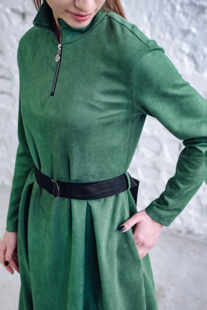 Платье женское 1278 антично-зеленый, ООО "Табити-Стиль", антично-зеленый, 50 - фото3