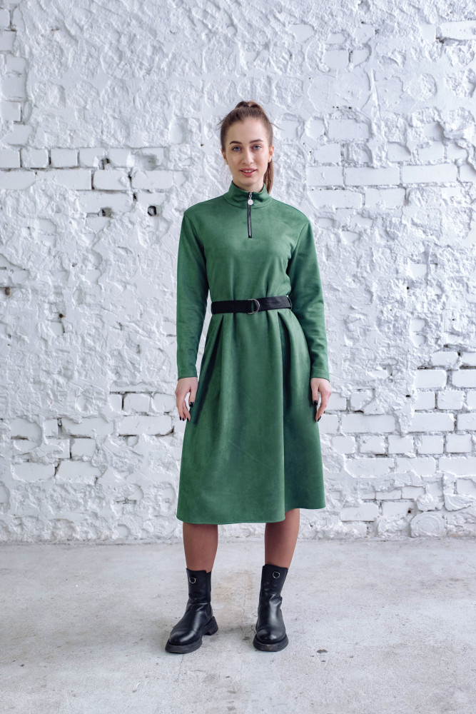 Платье женское 1278 антично-зеленый, ООО "Табити-Стиль", антично-зеленый, 52 - фото7