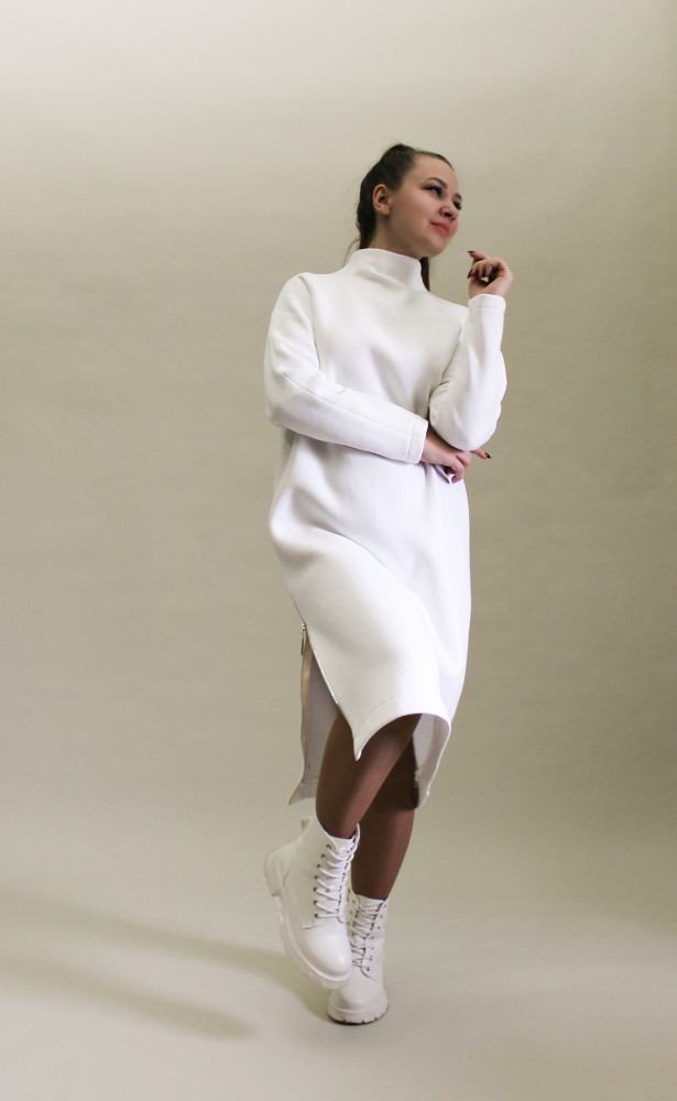 Платье женское 1291 светло-бежевый, ООО "Табити-Стиль", светло-бежевый, 48 - фото2