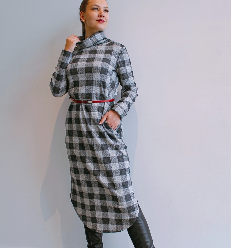 Платье женское 1289 серый, ООО "Табити-Стиль", серый, 48