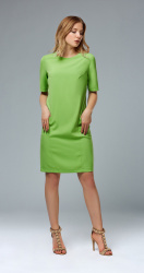 Платье женское 1120 зеленое яблоко - фото