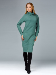 Платье женское 1142 зеленый - фото