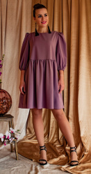 Платье женское 1250 лиловый - фото